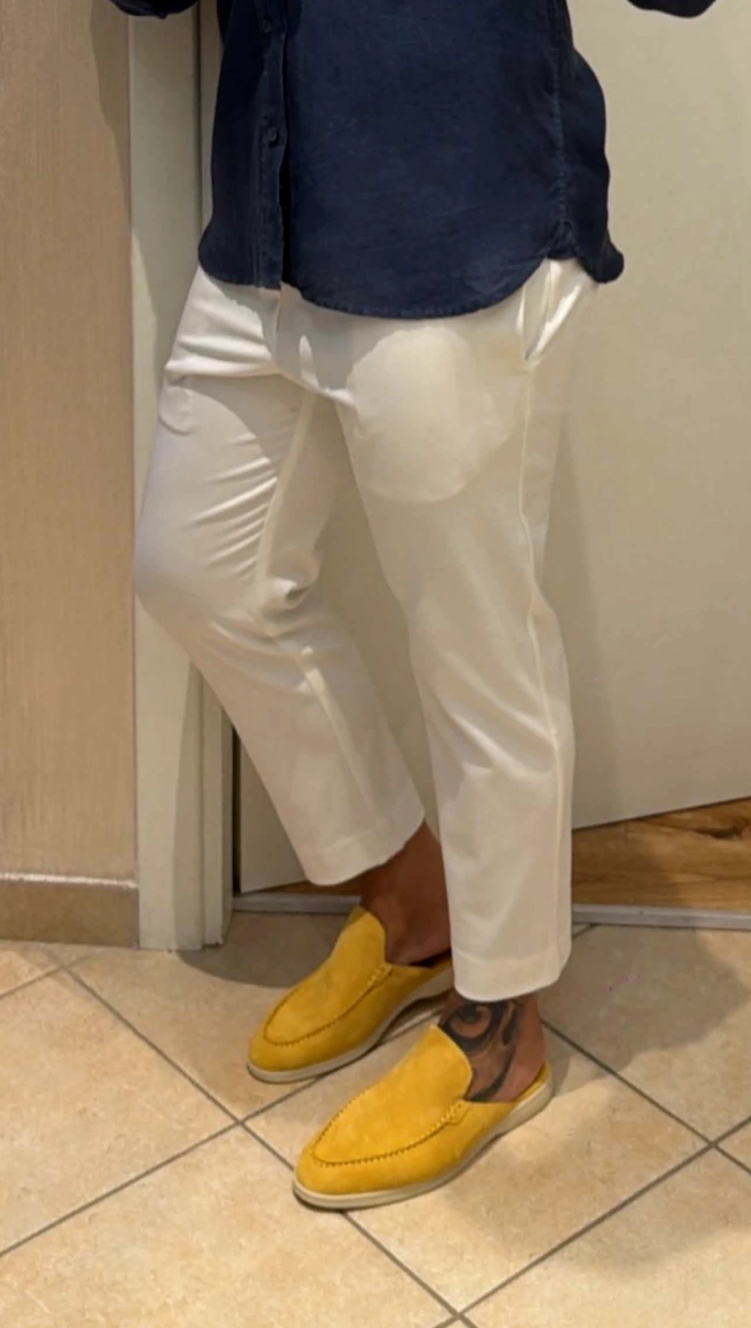 The Marina Yellow Suede Loafer