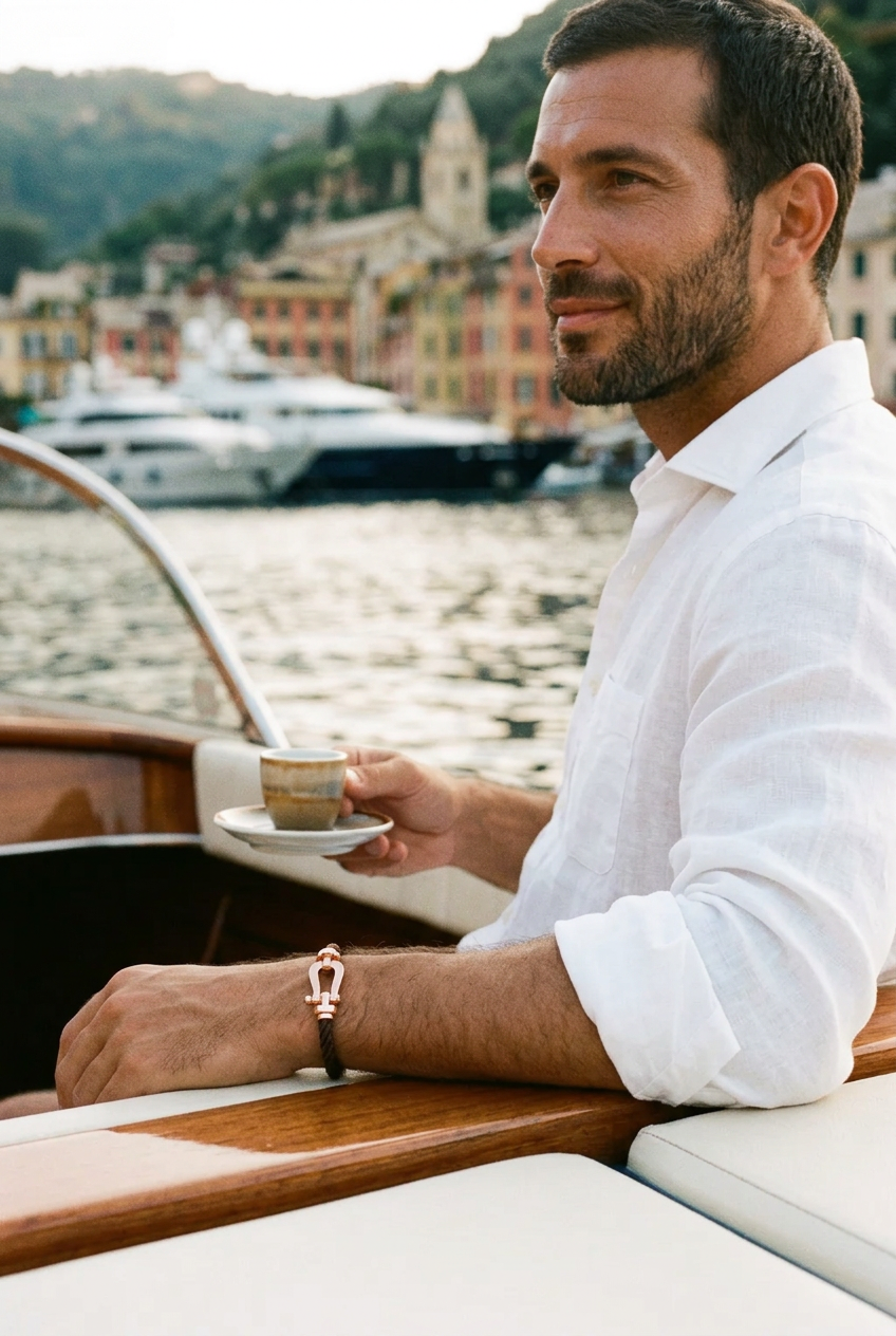 The Monaco Black & Gold Bracelet