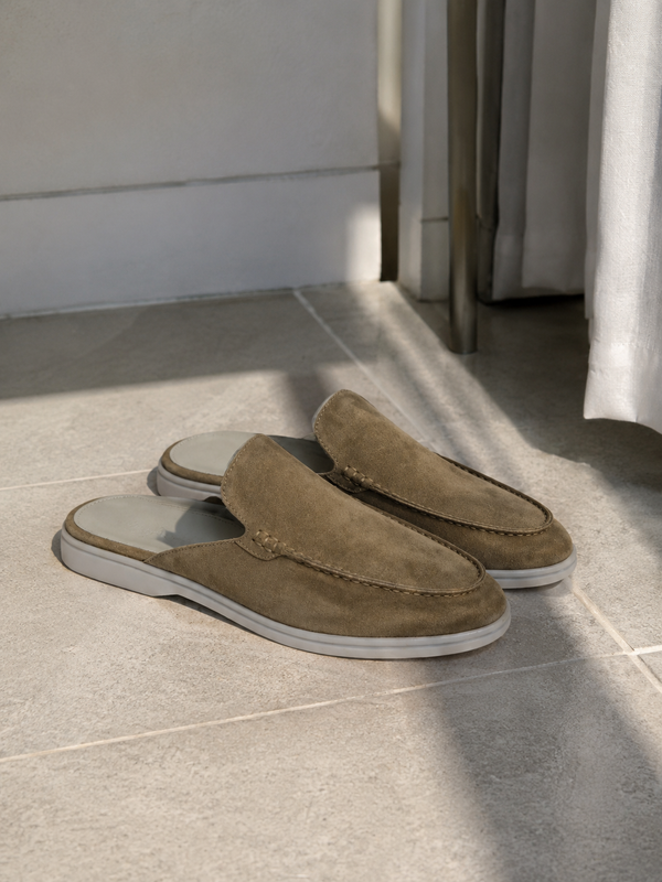The Portofino Taupe Yacht Mule