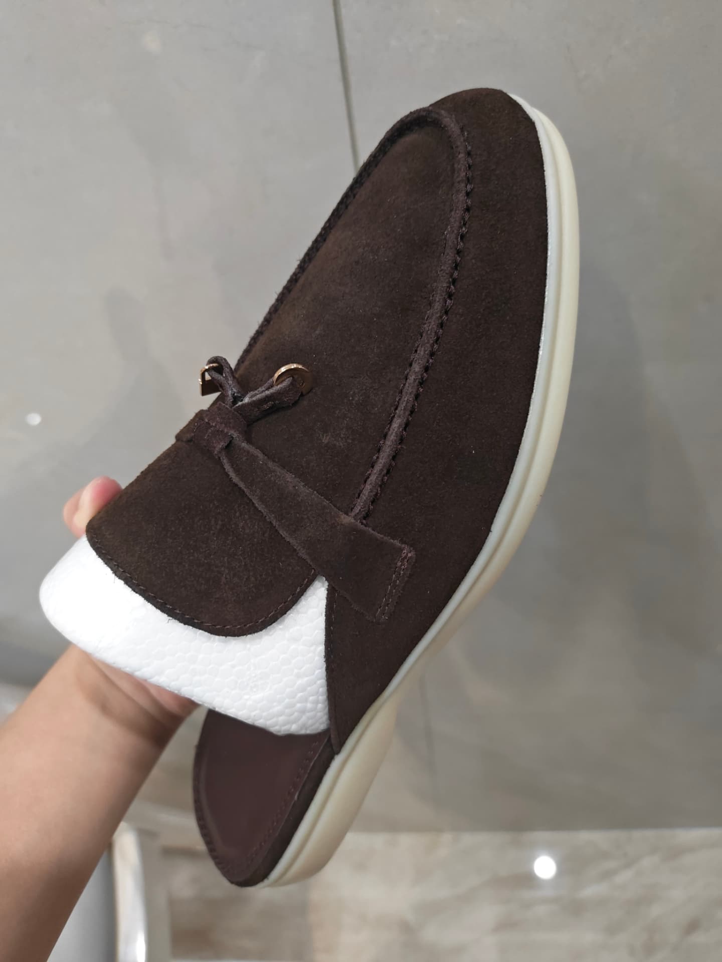 The Marina Dark Brown Suede Loafer