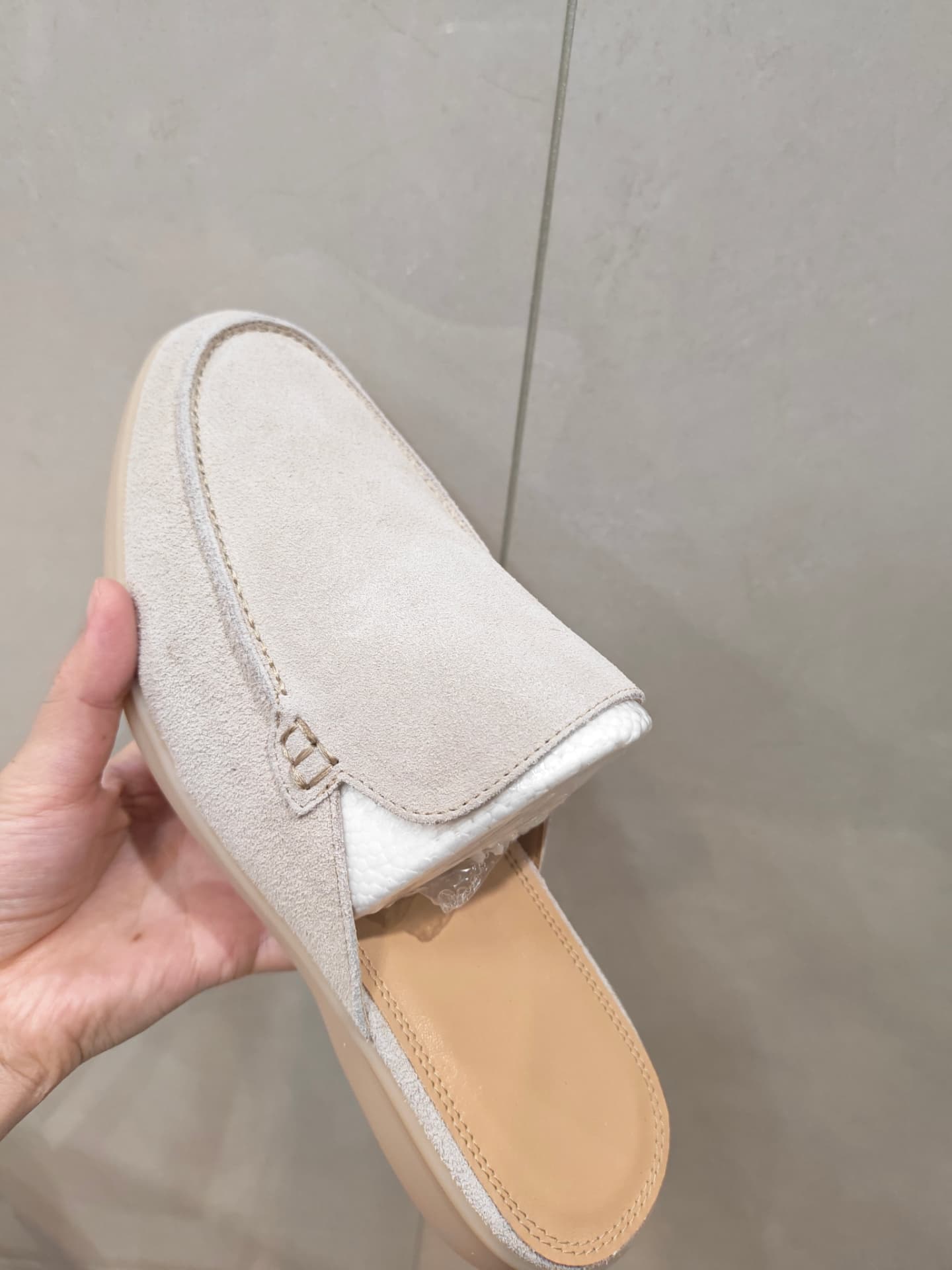 The Riviera Sand Espadrille Mule