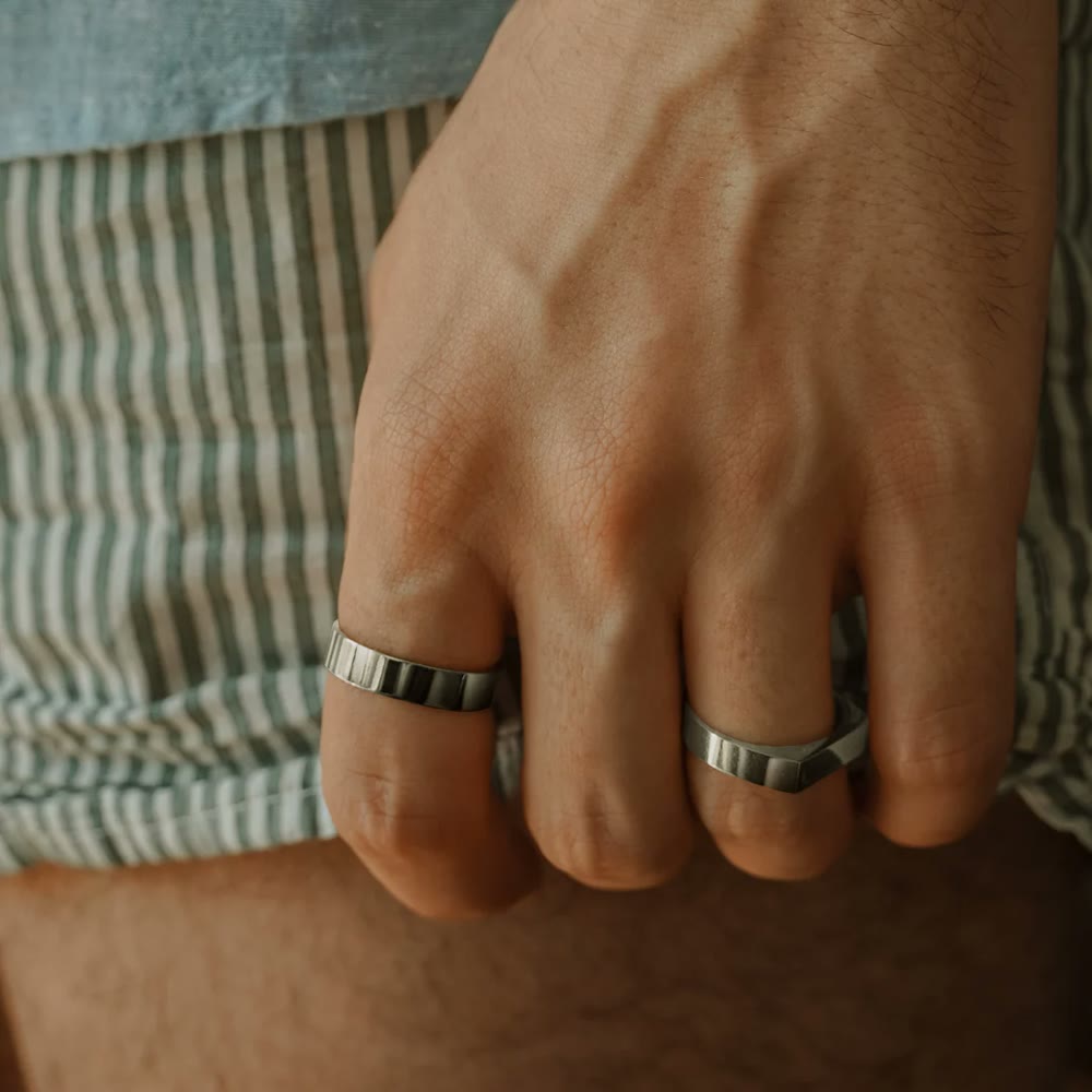 The Riviera Silver Rings