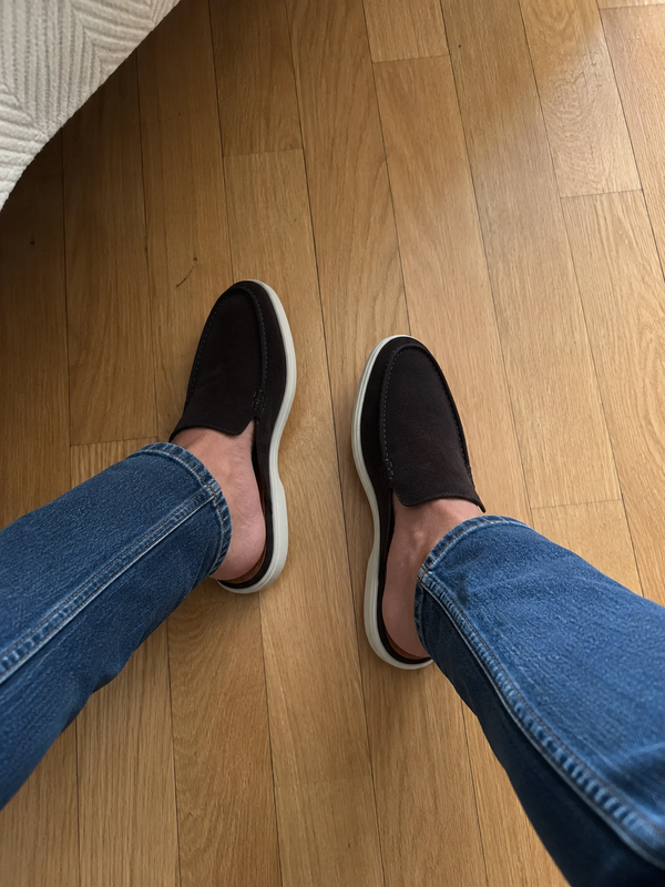 The Portofino Dark Brown Yacht Mule
