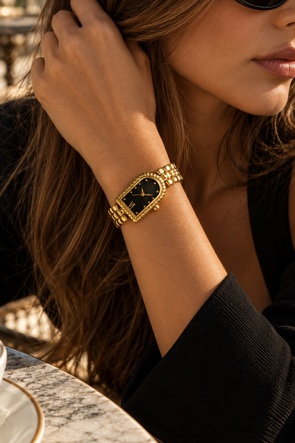 The Amalfi Full Gold/Black Watch