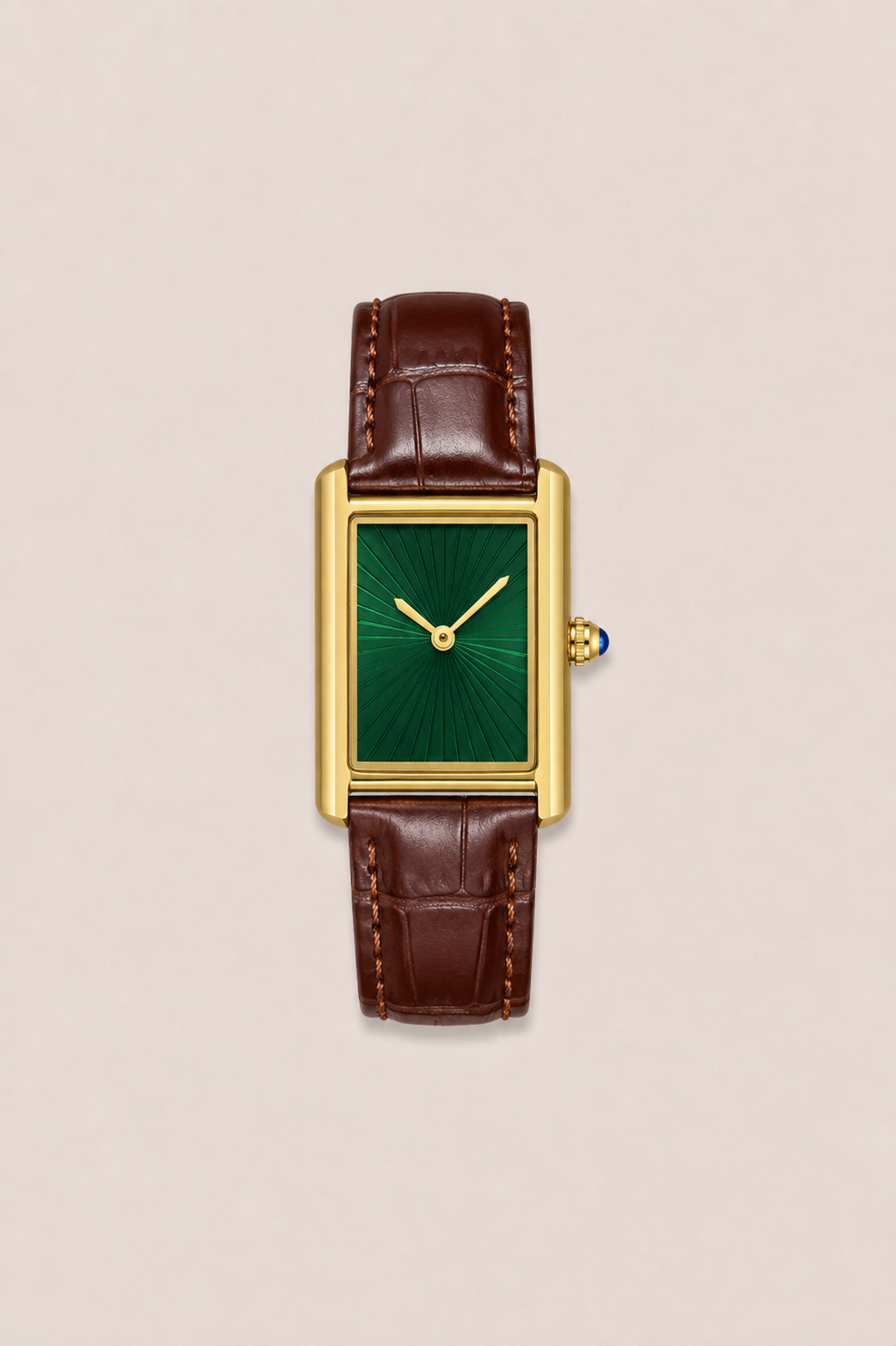 The Riviera Bordeaux/Gold/Green Watch