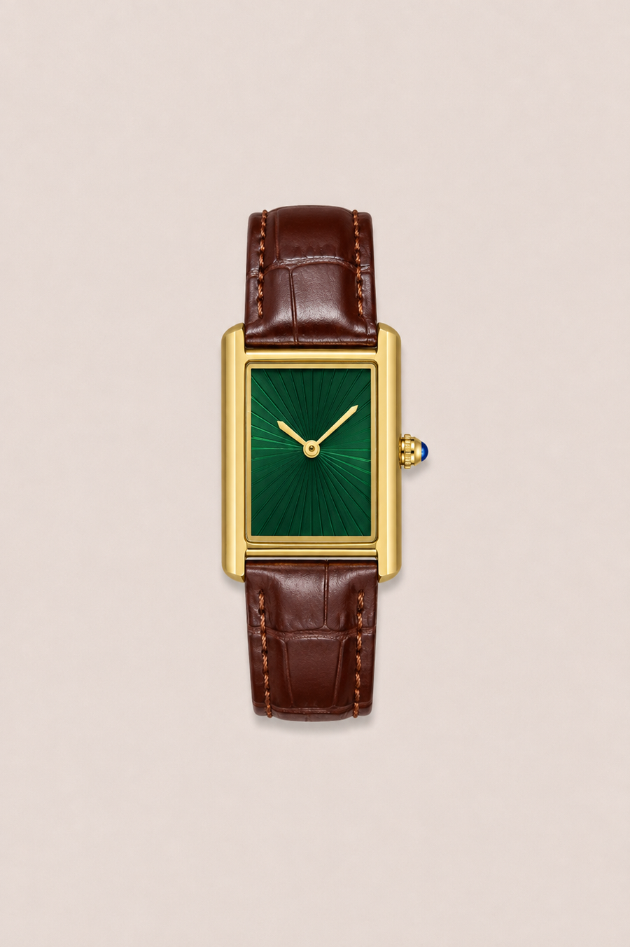 The Riviera Bordeaux/Gold/Green Watch