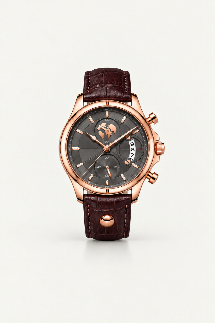 The Riviera Light Blue Rose Gold Bracelet