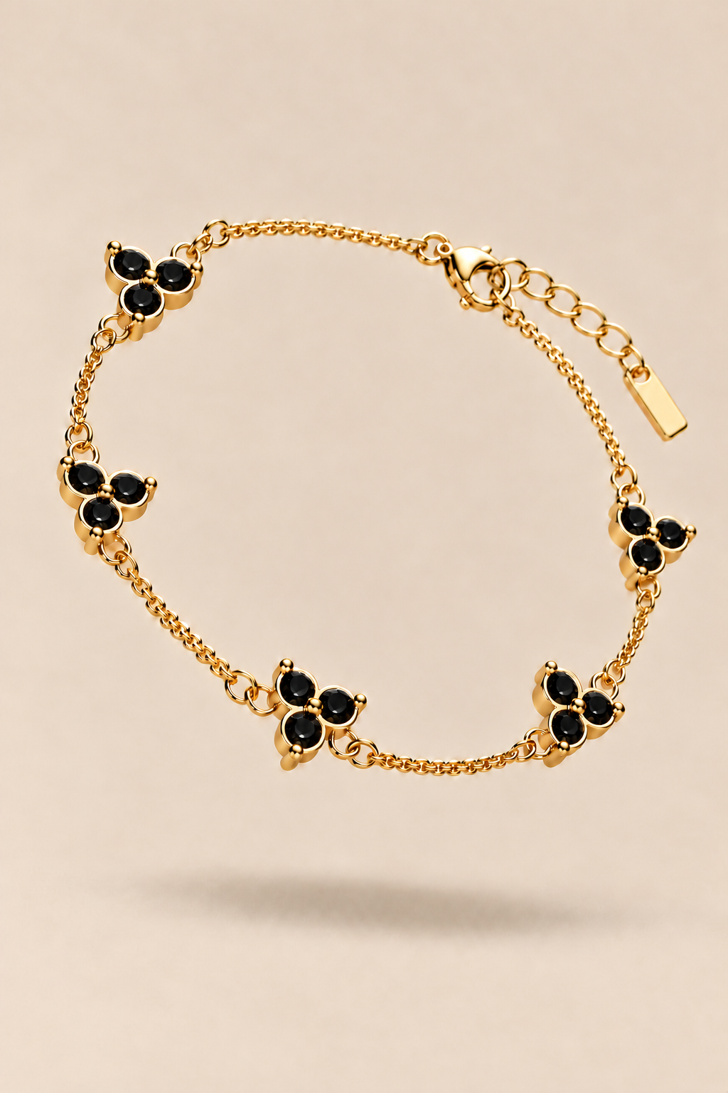 The Monaco Black & Gold Bracelet