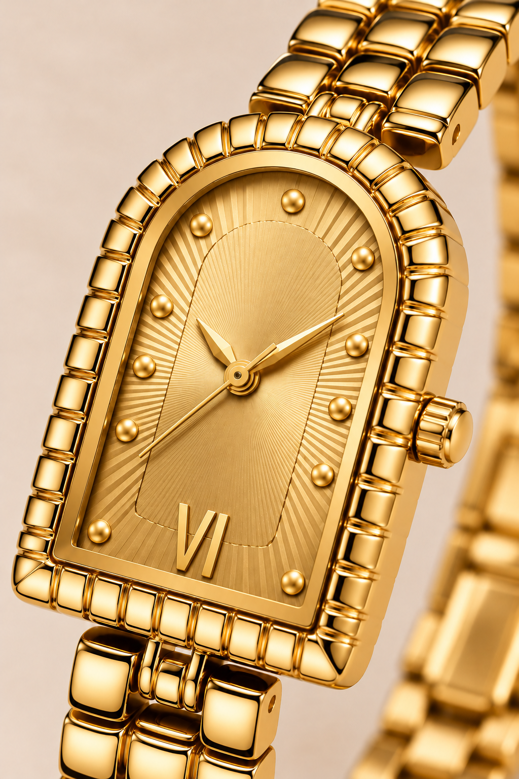 The Amalfi Full Gold Watch