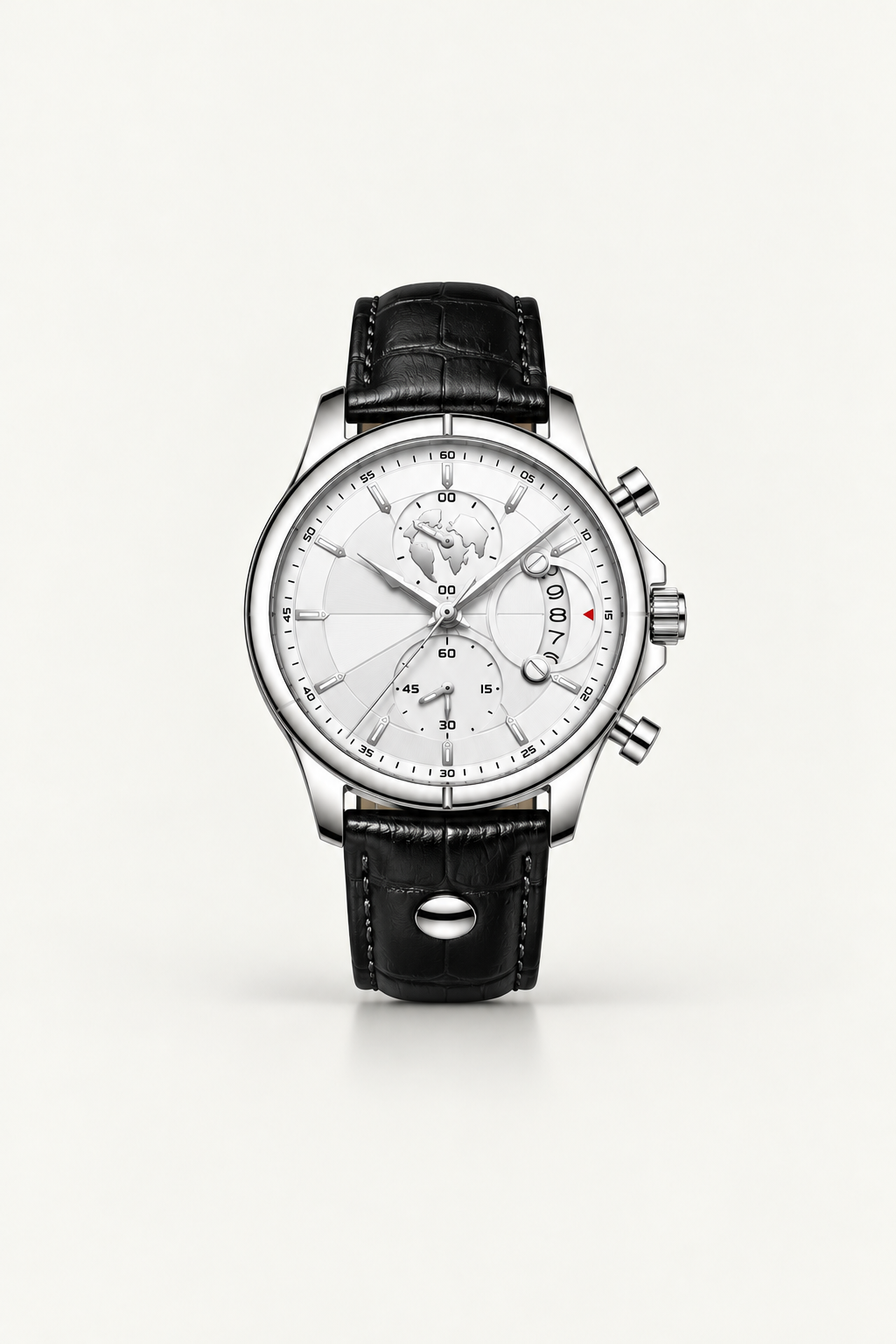 The Portofino Explorer Black/White/Silver Watch