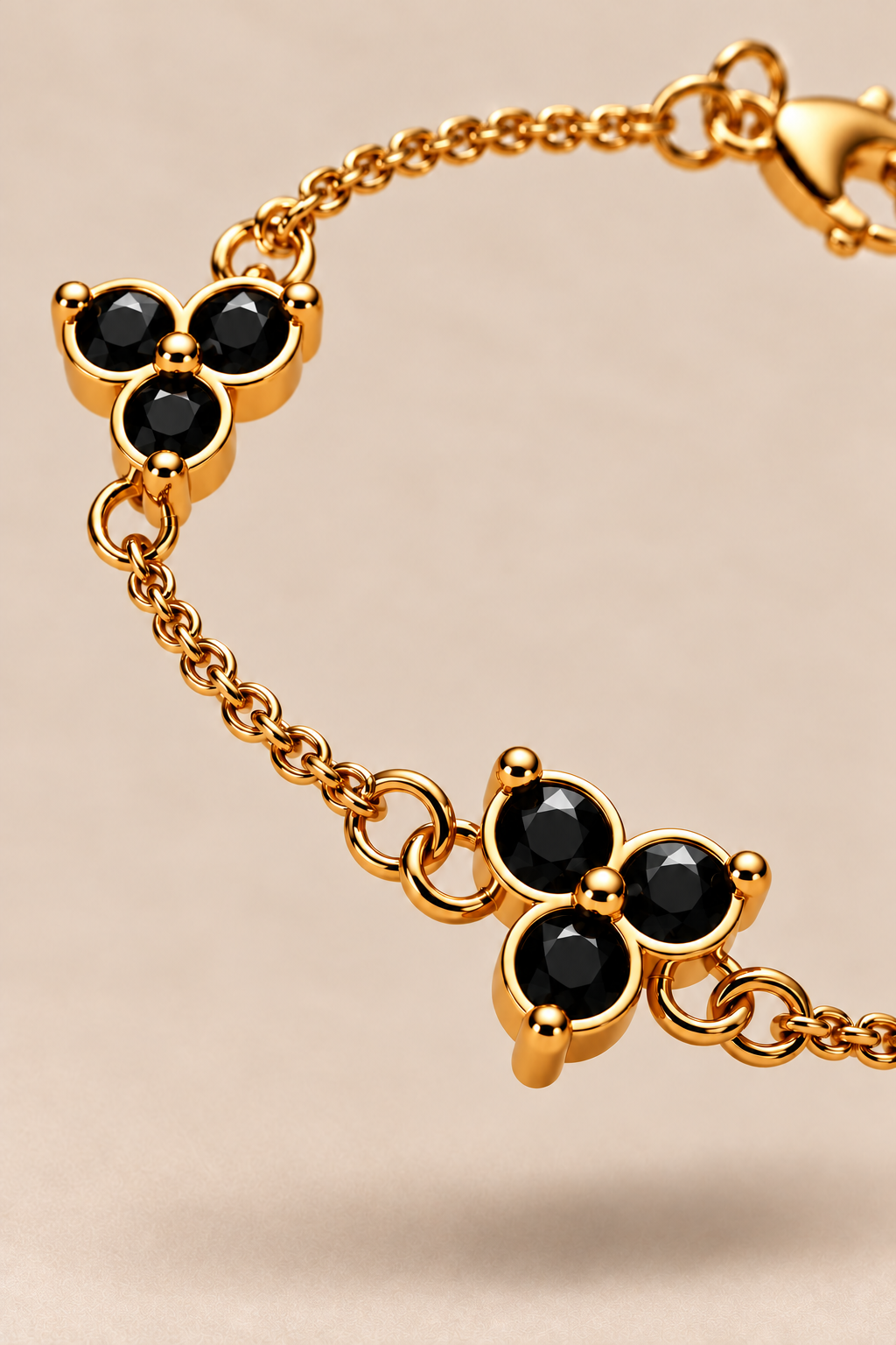 The Monaco Black & Gold Bracelet