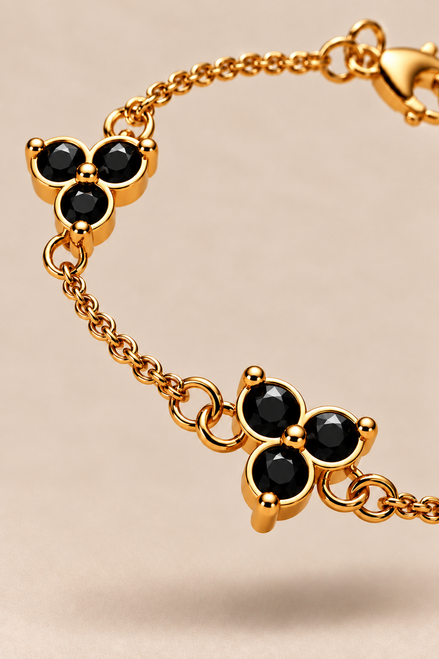 The Monaco Black & Gold Bracelet