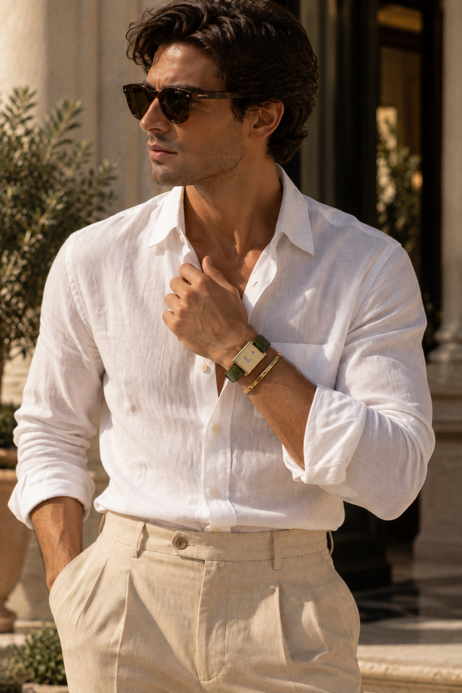 The Monaco Black & Gold Bracelet