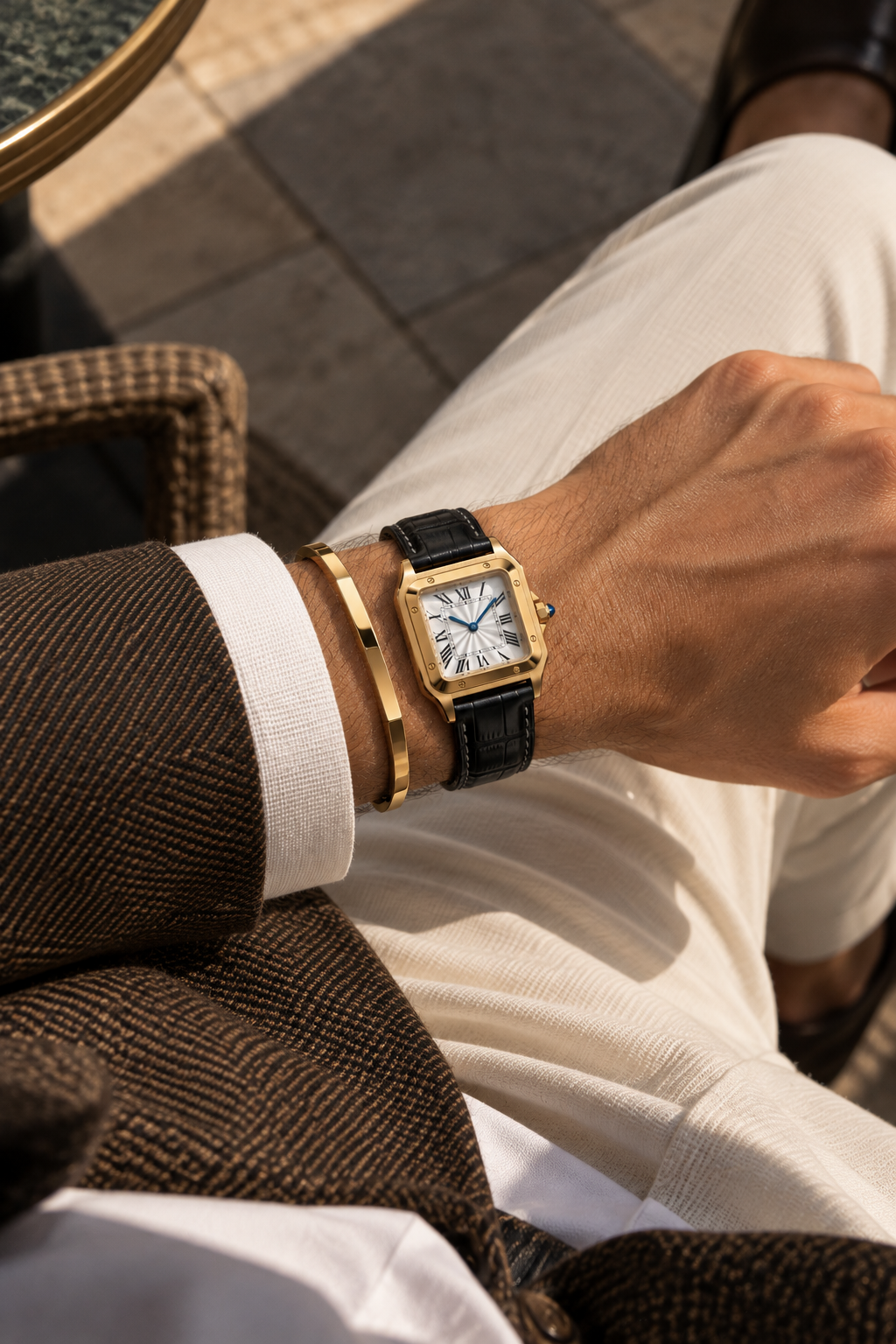 The Monaco Black & Gold Bracelet