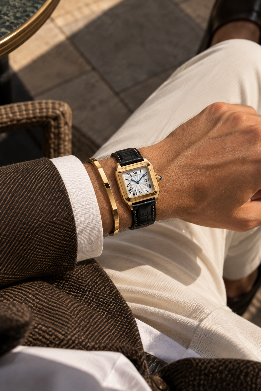 The Monaco Black & Gold Bracelet