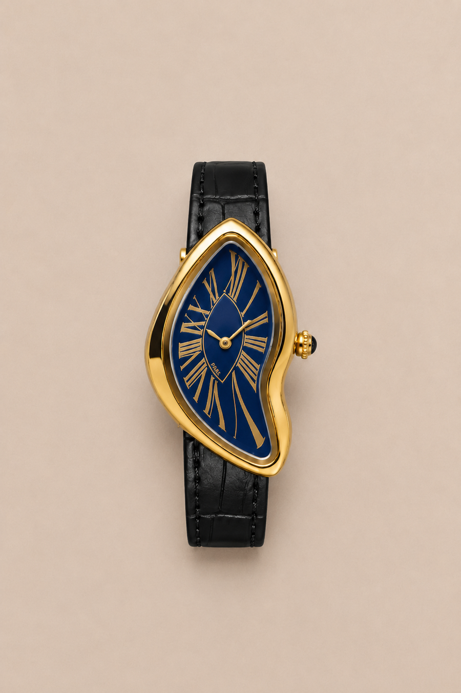 The Mirage Black/Blue/Gold Watch