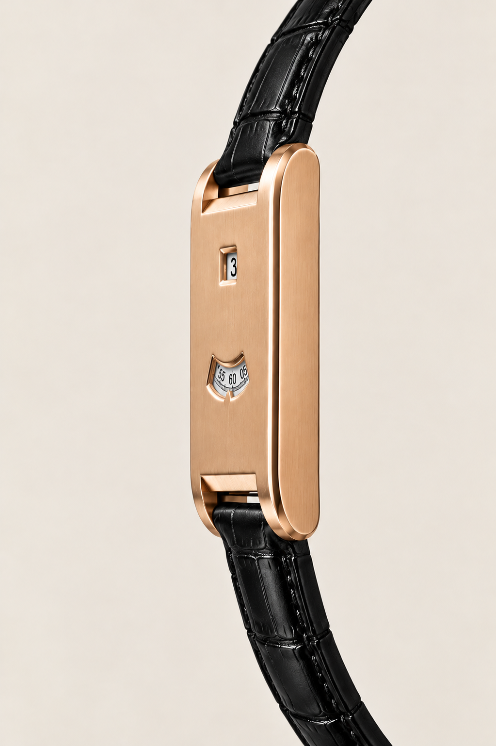 The Dolcevita Black/Rose Gold Watch