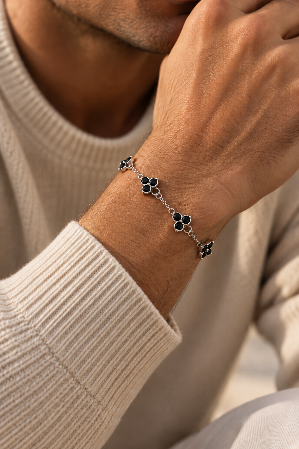 The Monaco Black & Gold Bracelet