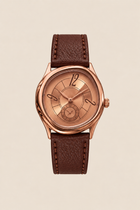 Braun/Roségold