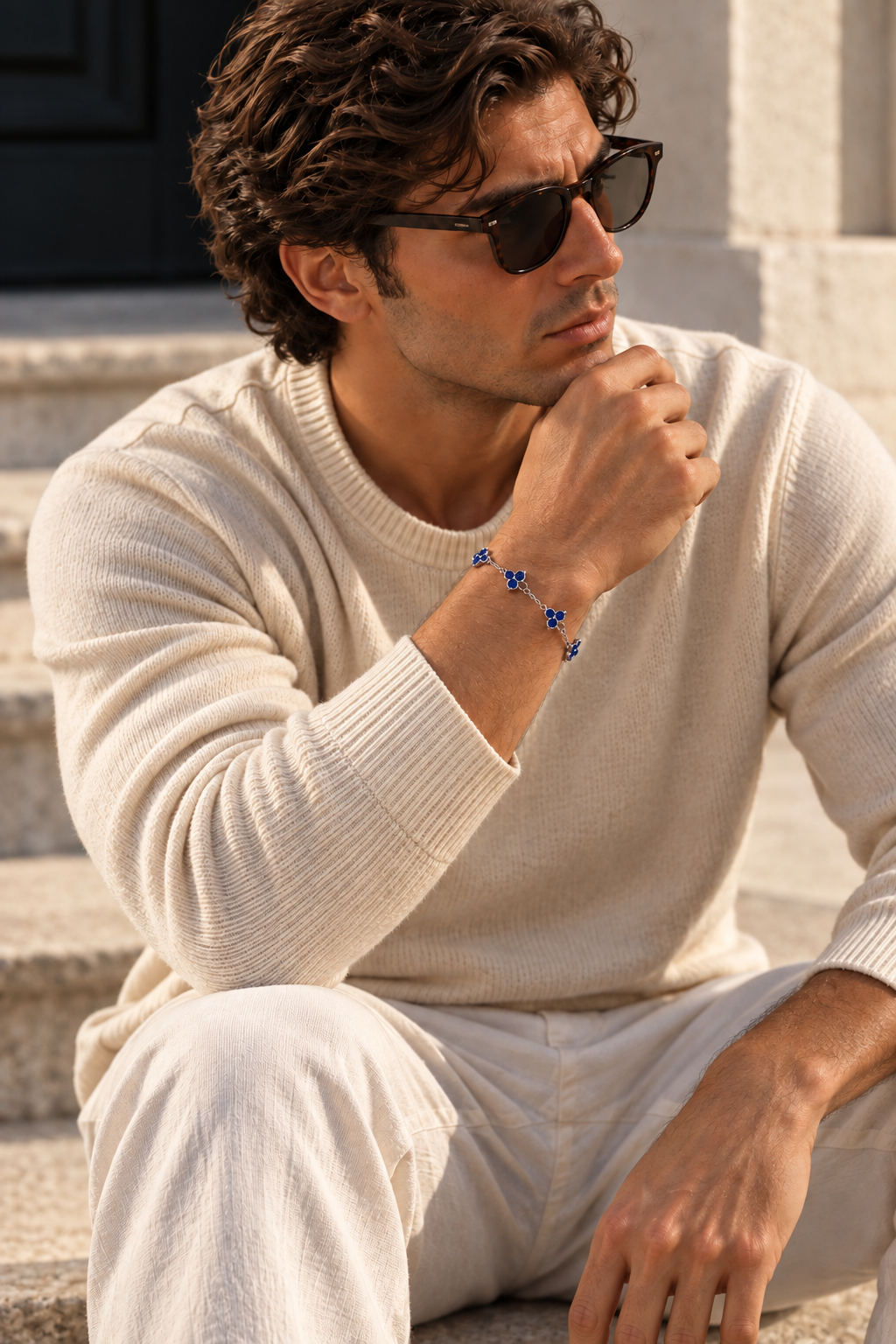 The Monaco Black & Gold Bracelet