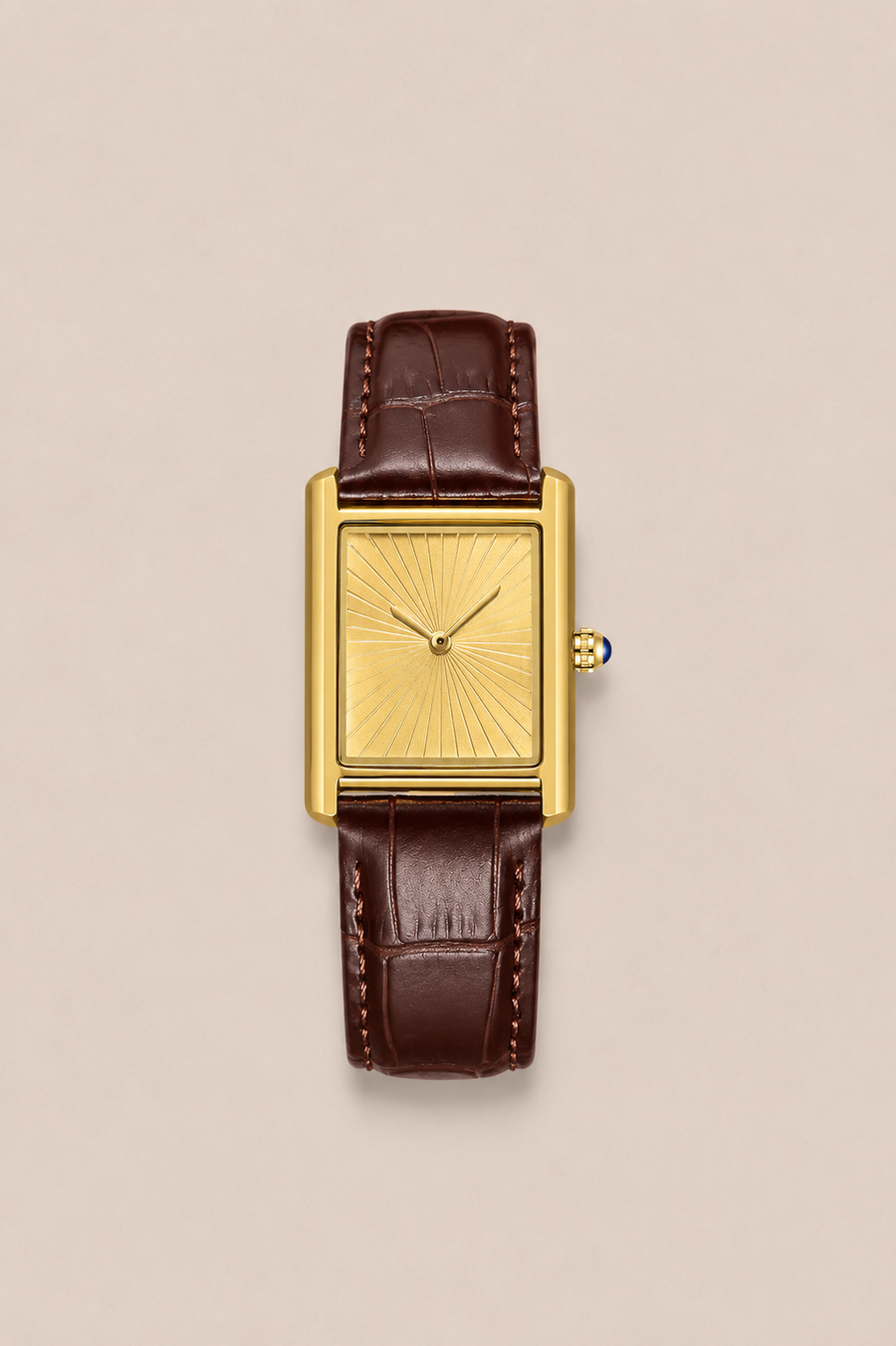 The Riviera Bordeaux/Gold Watch