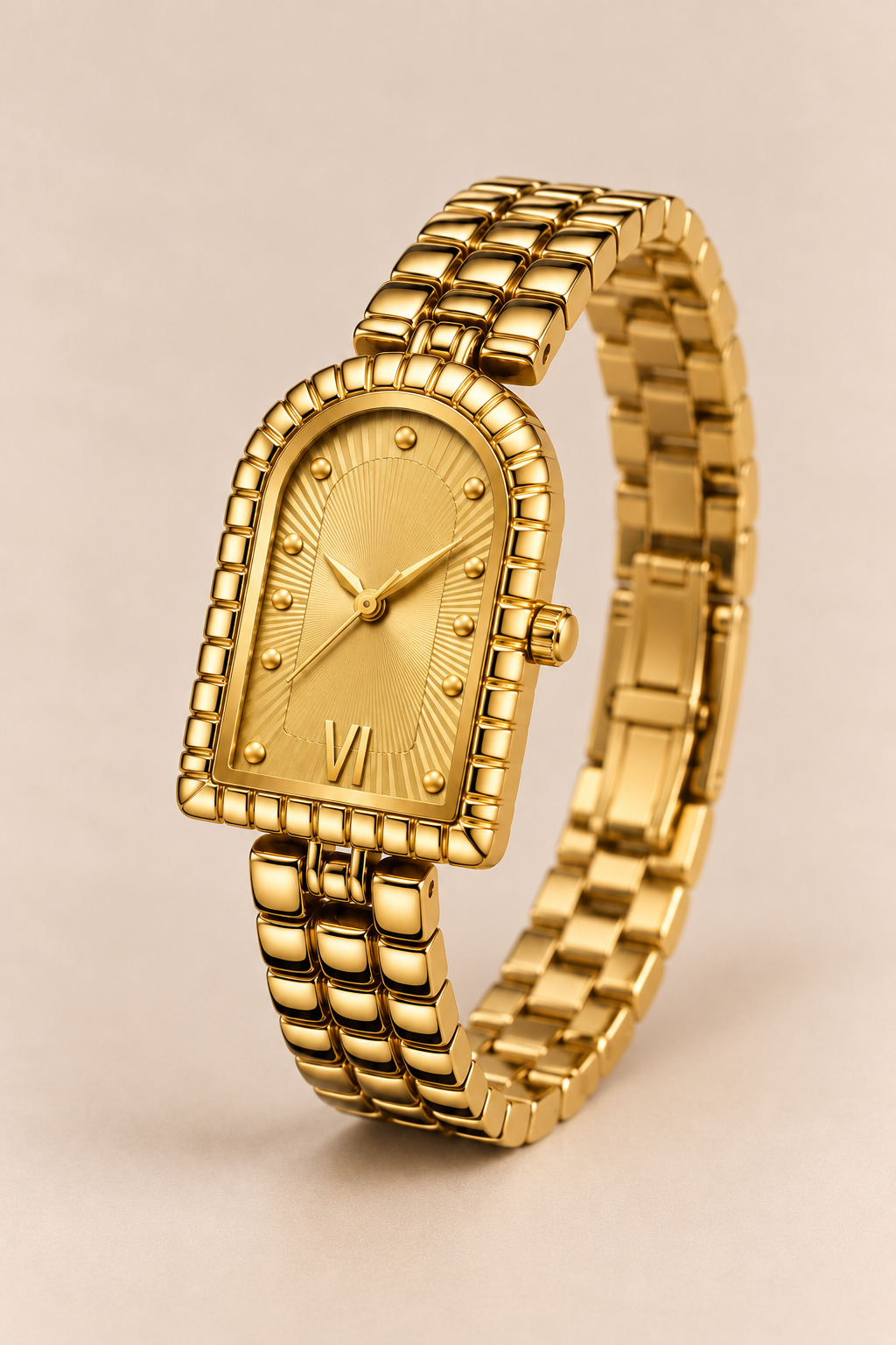 The Amalfi Full Gold Watch