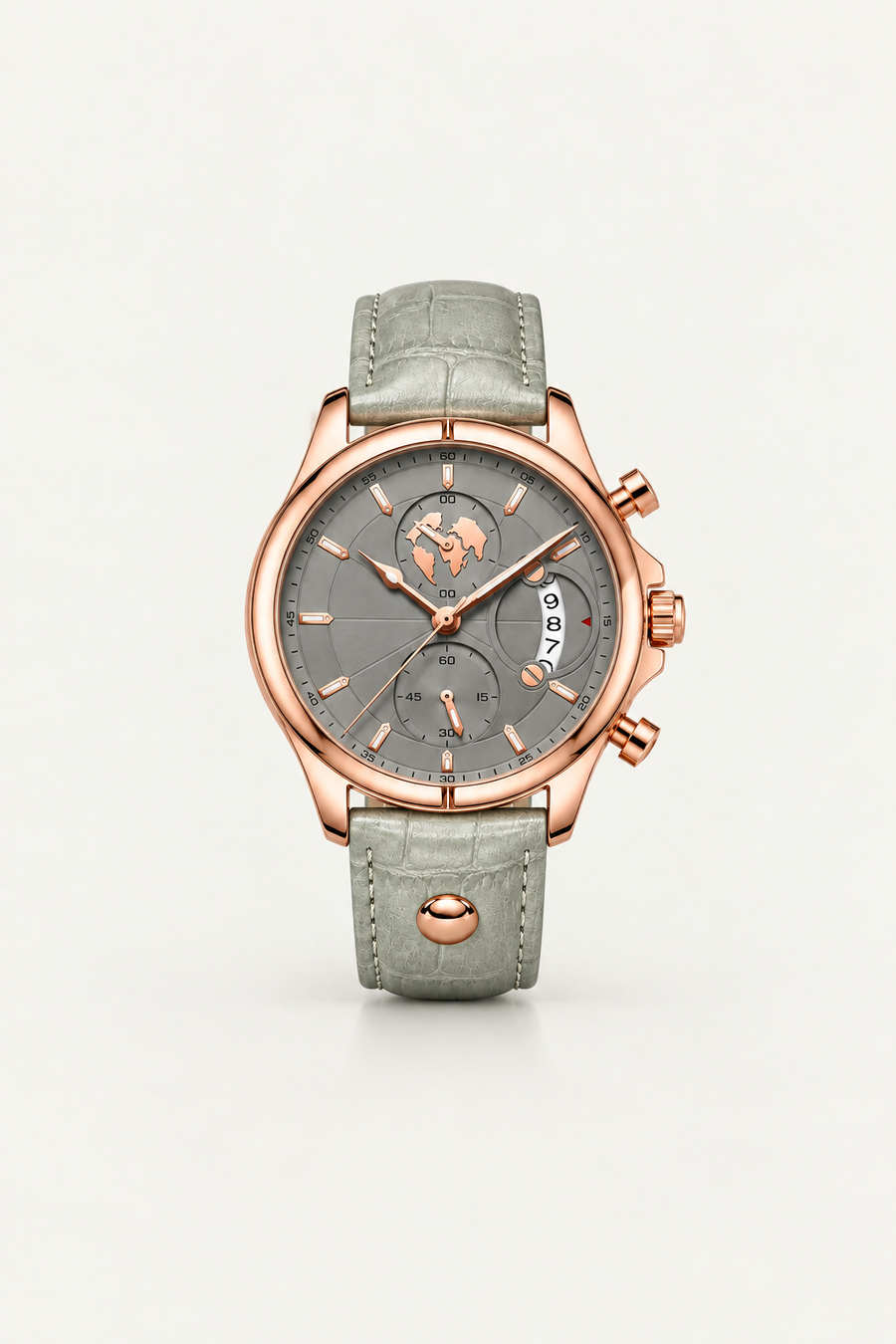 The Riviera Light Blue Rose Gold Bracelet