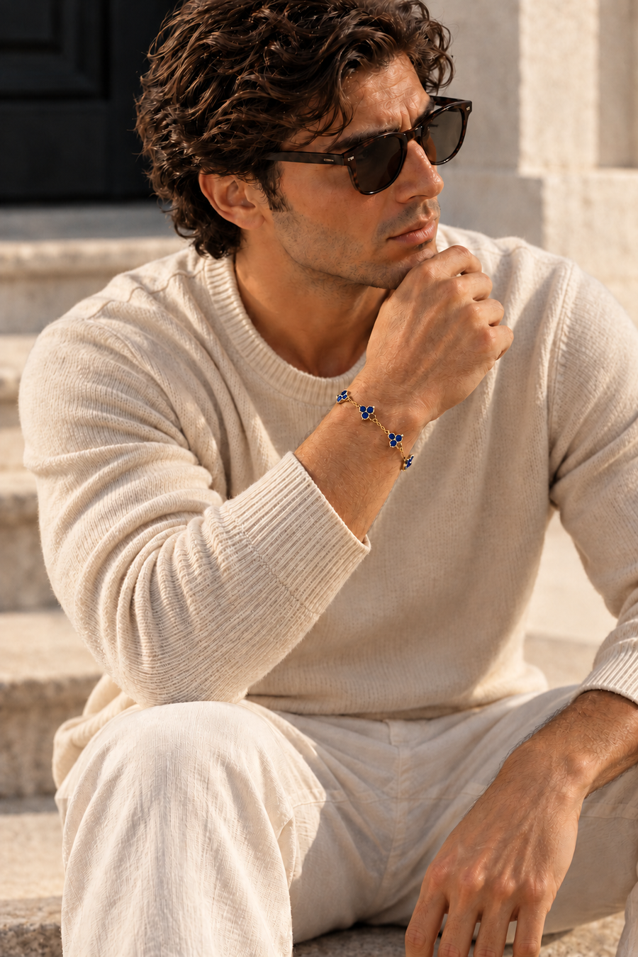 The Monaco Black & Gold Bracelet