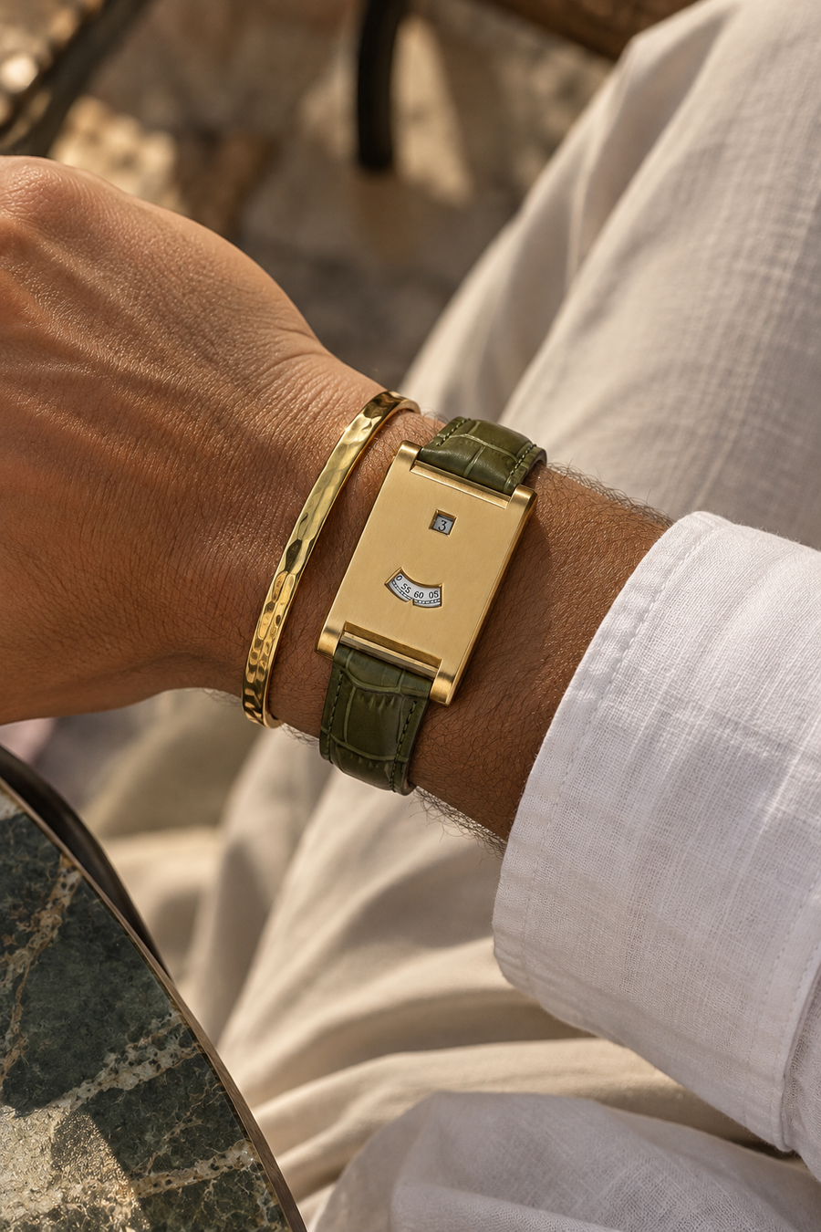 The Monaco Black & Gold Bracelet