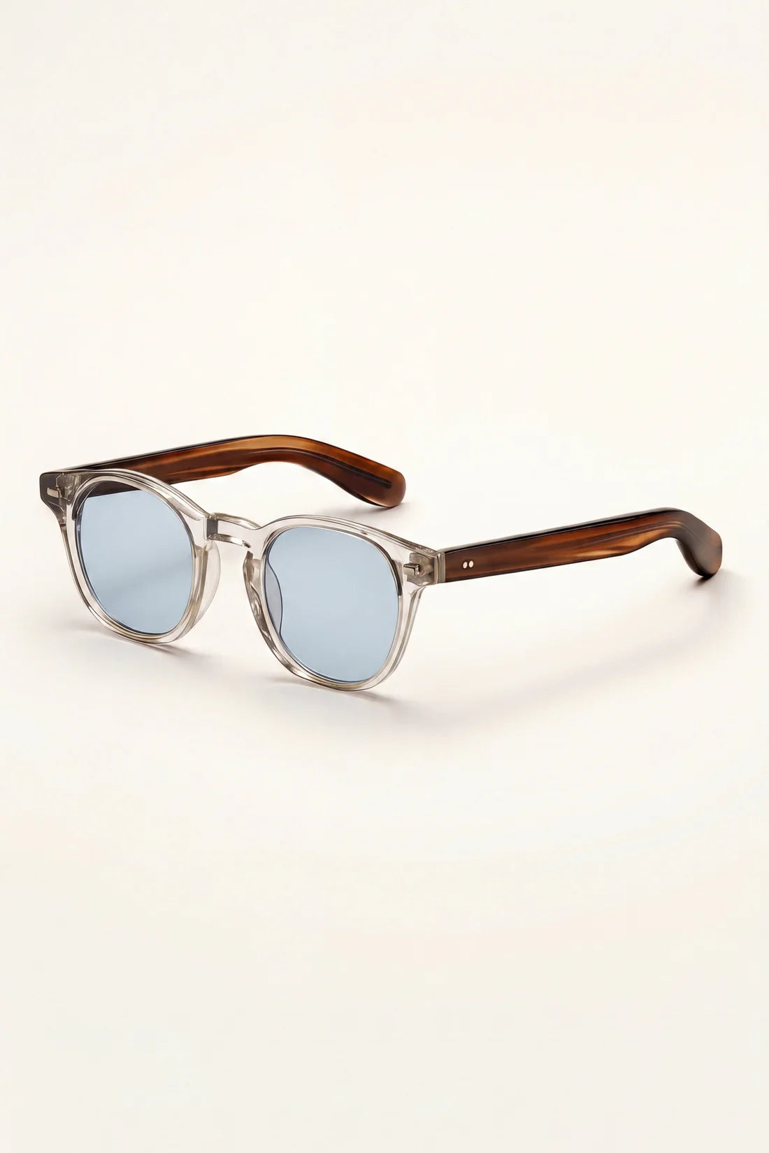Die Positano Sonnenbrille in Transparent Braun
