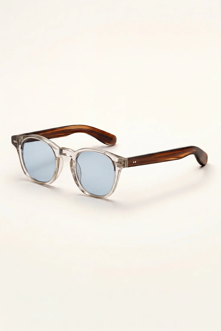 The Monopoli Clear Brown Sunglasses