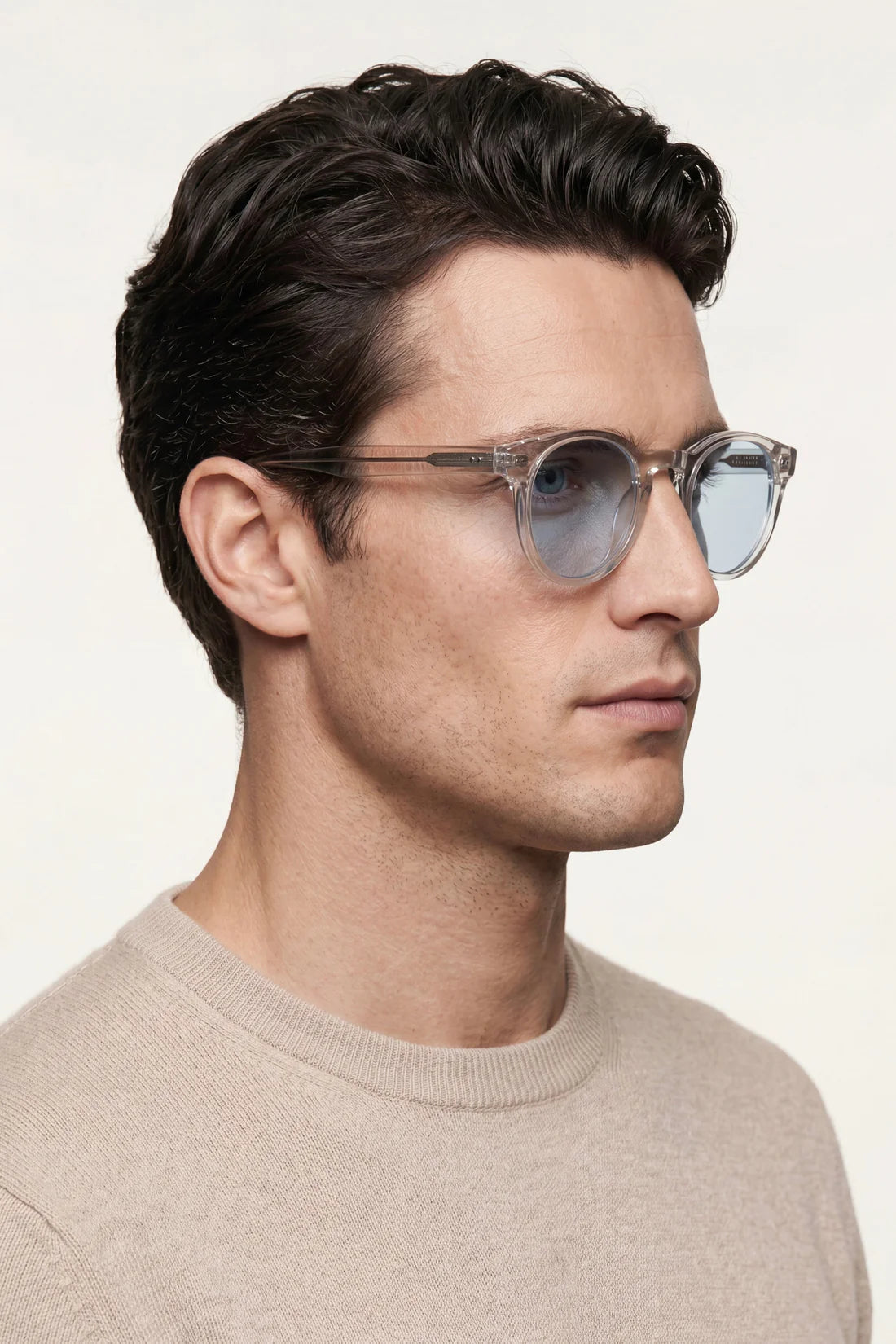 Die Positano Sonnenbrille in Transparent Braun