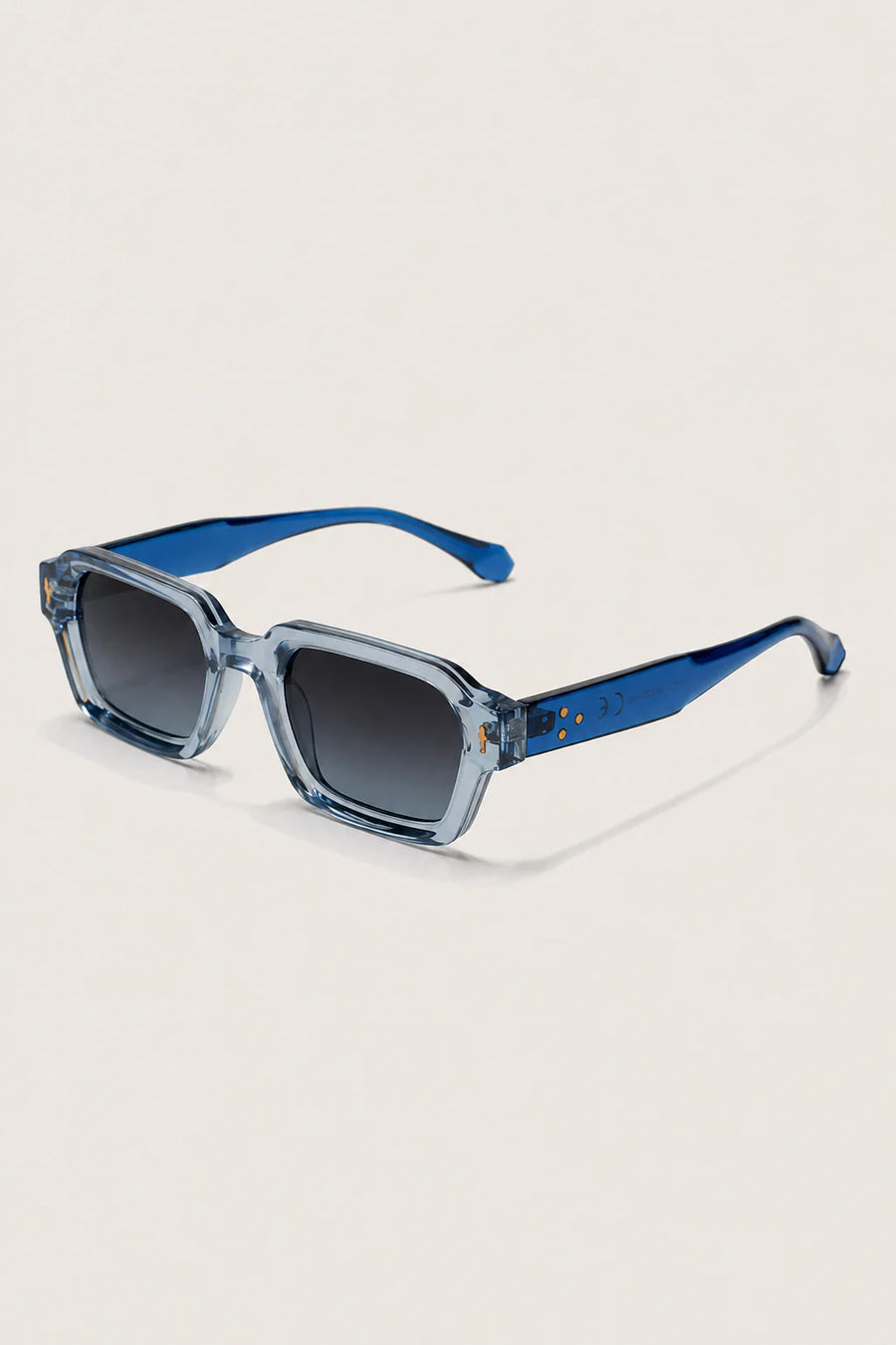 The Monopoli Transparent Blue Sunglasses