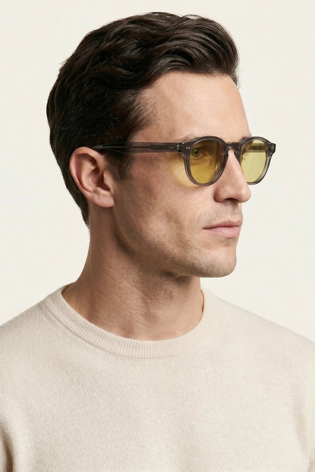 Die Positano Sonnenbrille mit gelben Gläsern