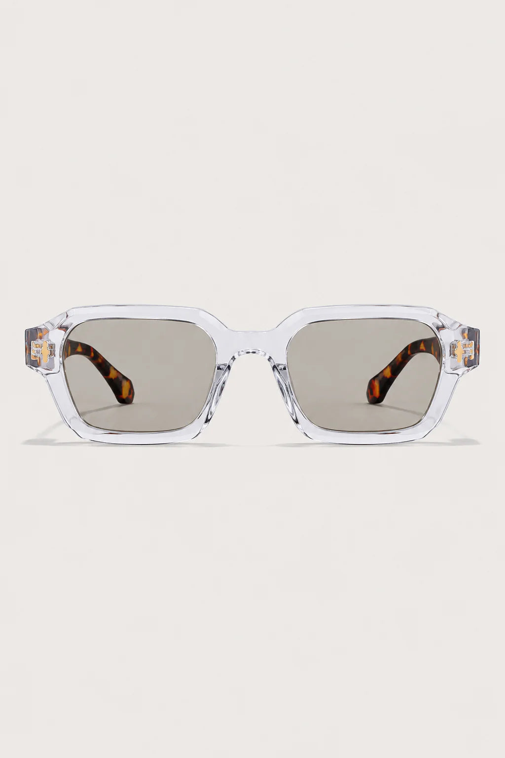 The Monopoli Transparent Leopard Sunglasses