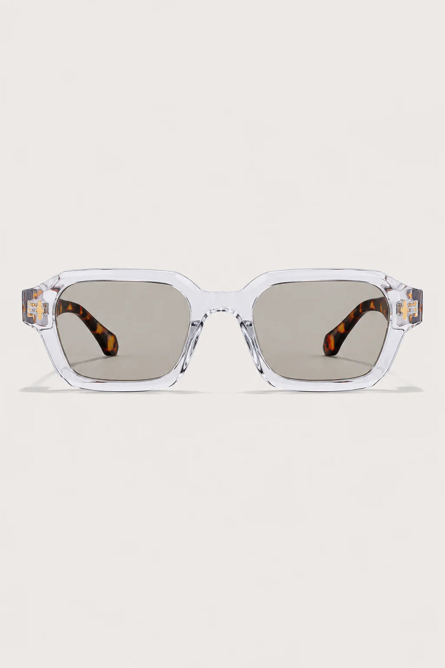 The Monopoli Transparent Leopard Sunglasses