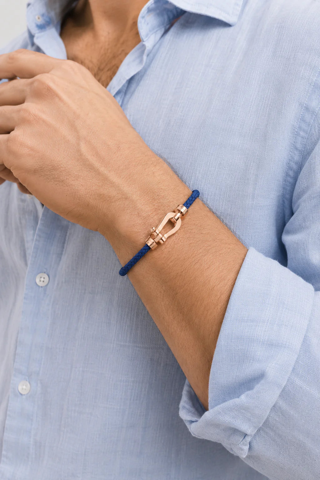 Le Bracelet Riviera Navy Or Rose