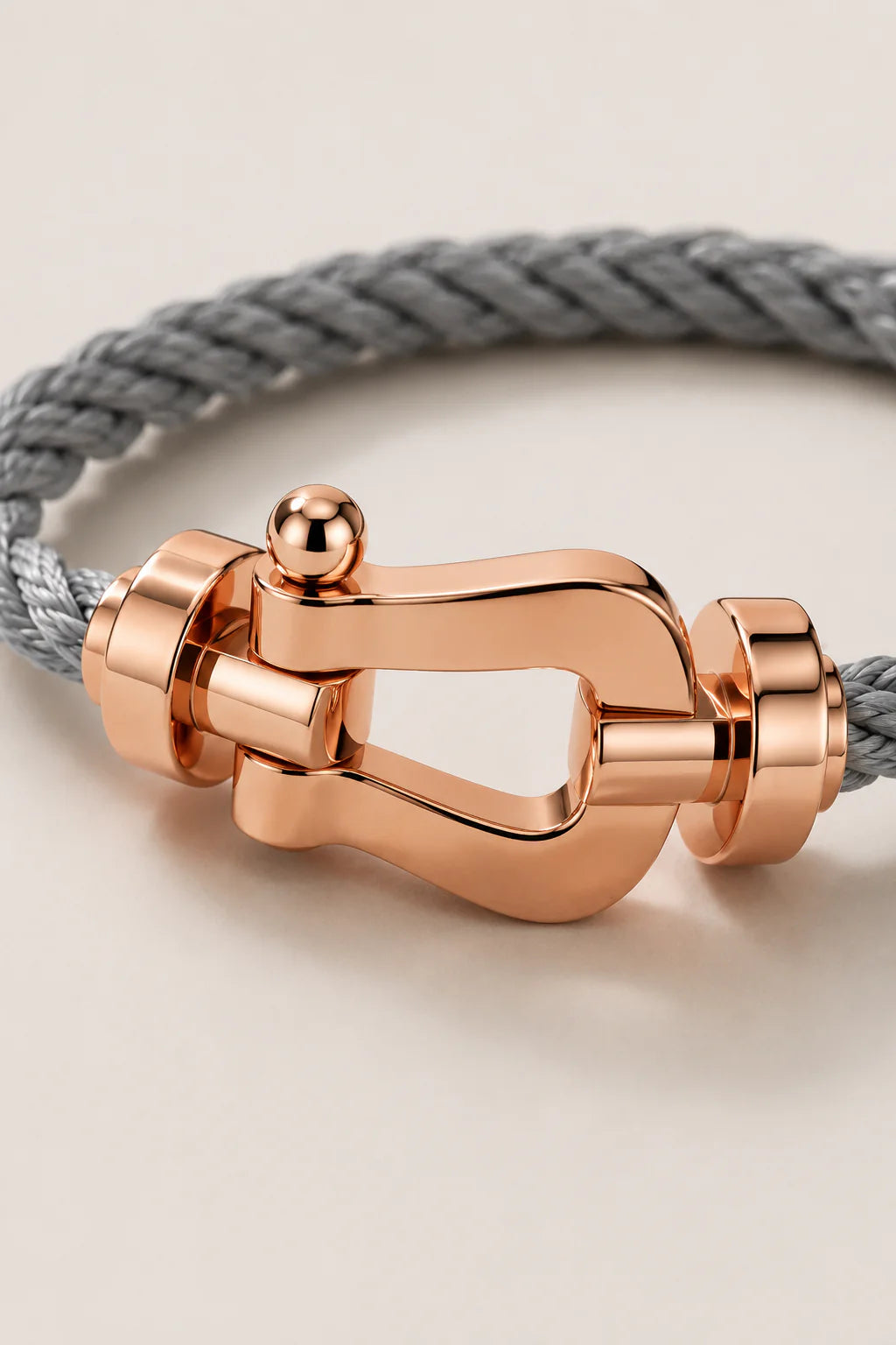 Das Riviera Grey Roségold Armband