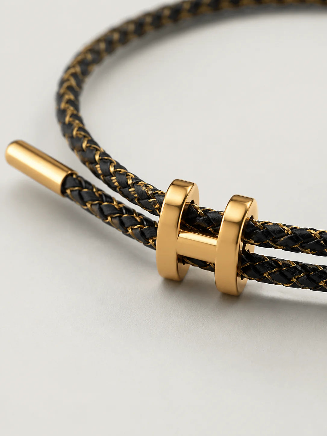 Das Monaco Gold/Schwarz Armband