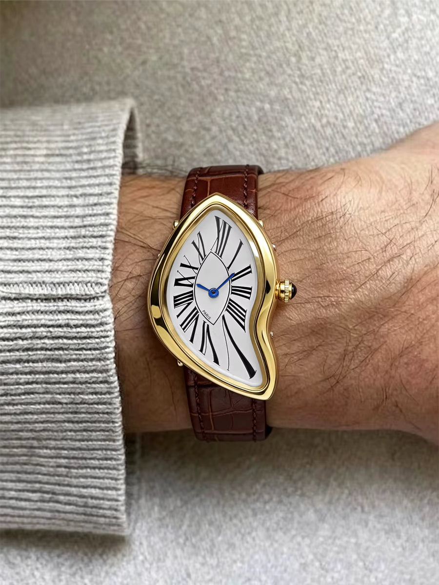 The Mirage Bordeaux/Gold Watch