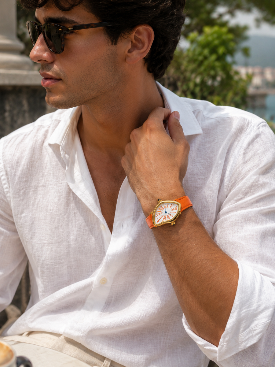 The Mirage Orange/Gold Watch