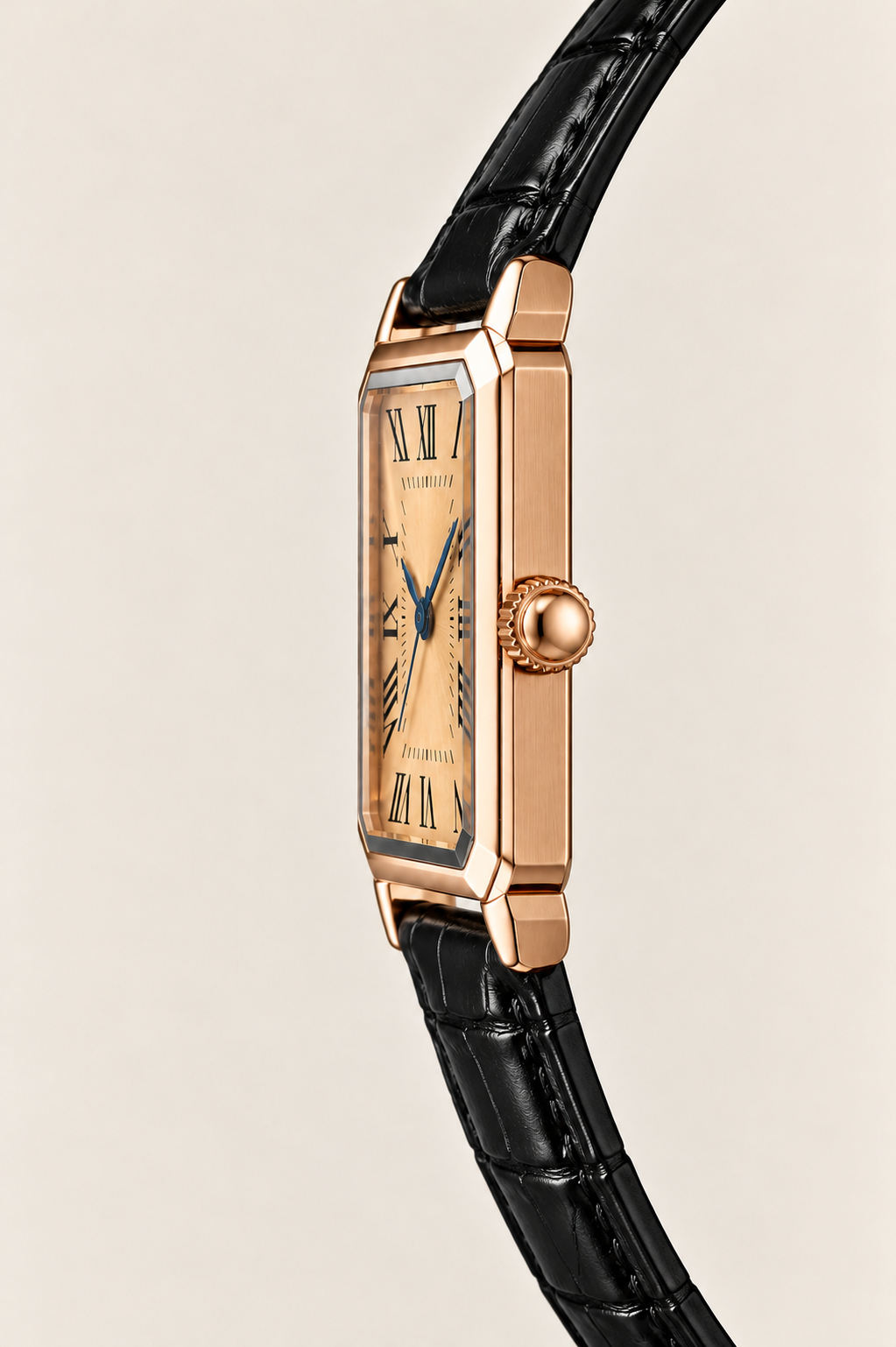 Le bracelet Riviera Light Blue Rose Gold
