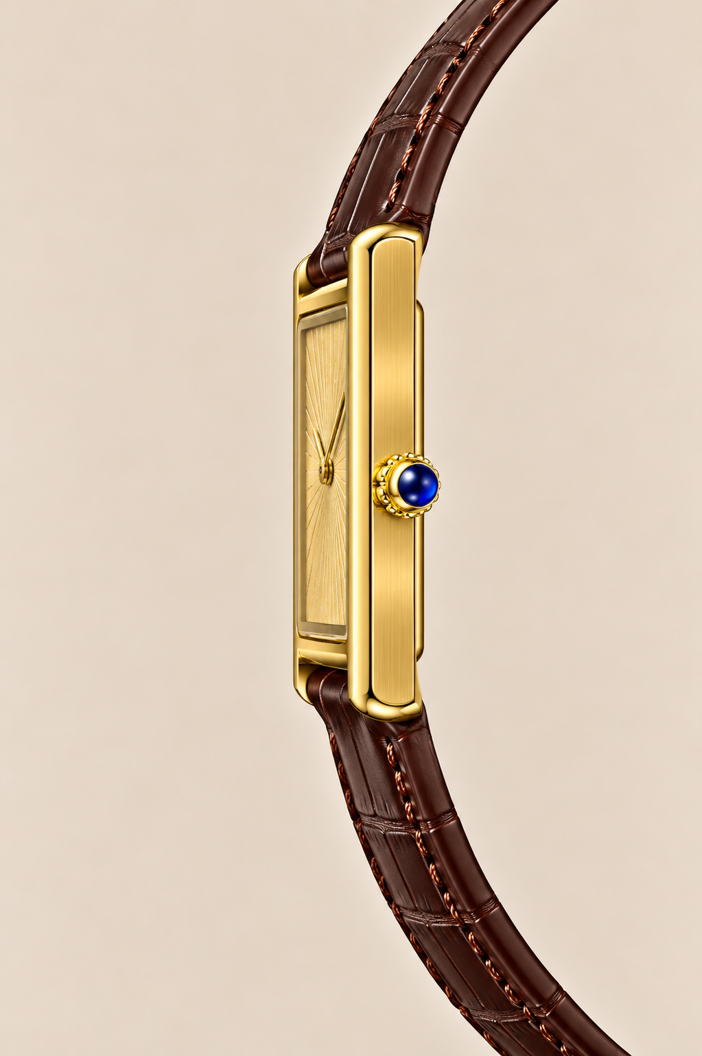 The Riviera Bordeaux/Gold Watch