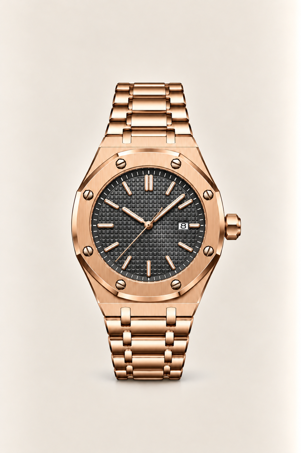 Le bracelet Riviera Light Blue Rose Gold
