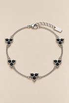 Fortuna-Armband in Schwarz/Silber