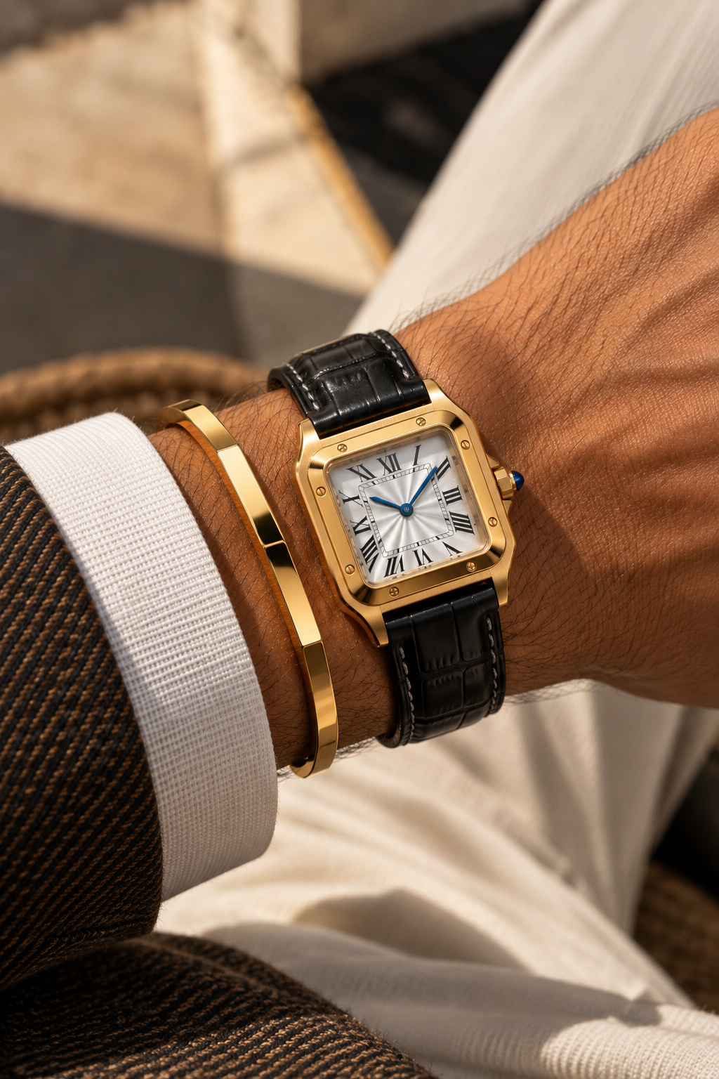 The Monaco Black & Gold Bracelet