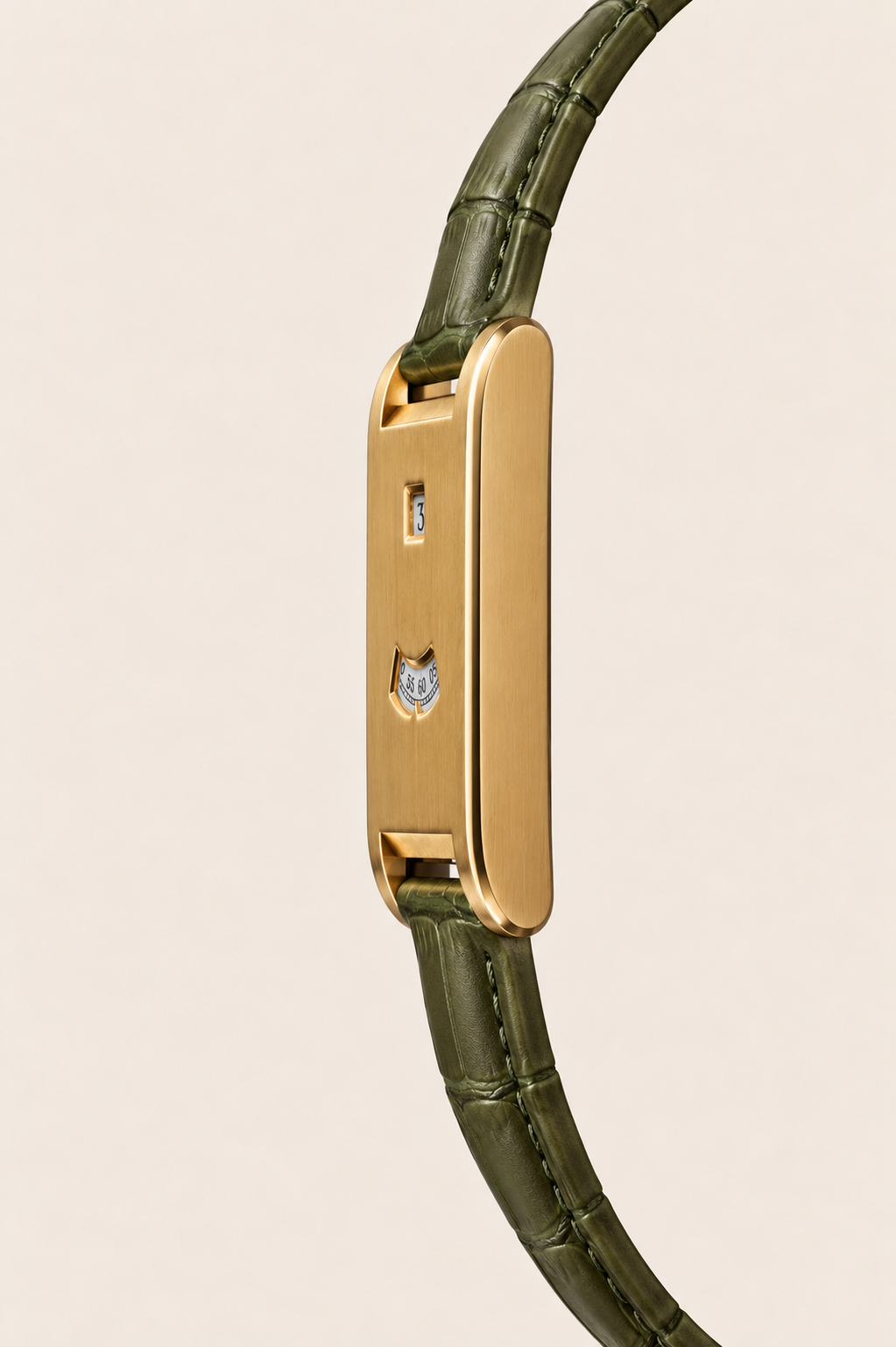 The Dolcevita Green/Gold Watch