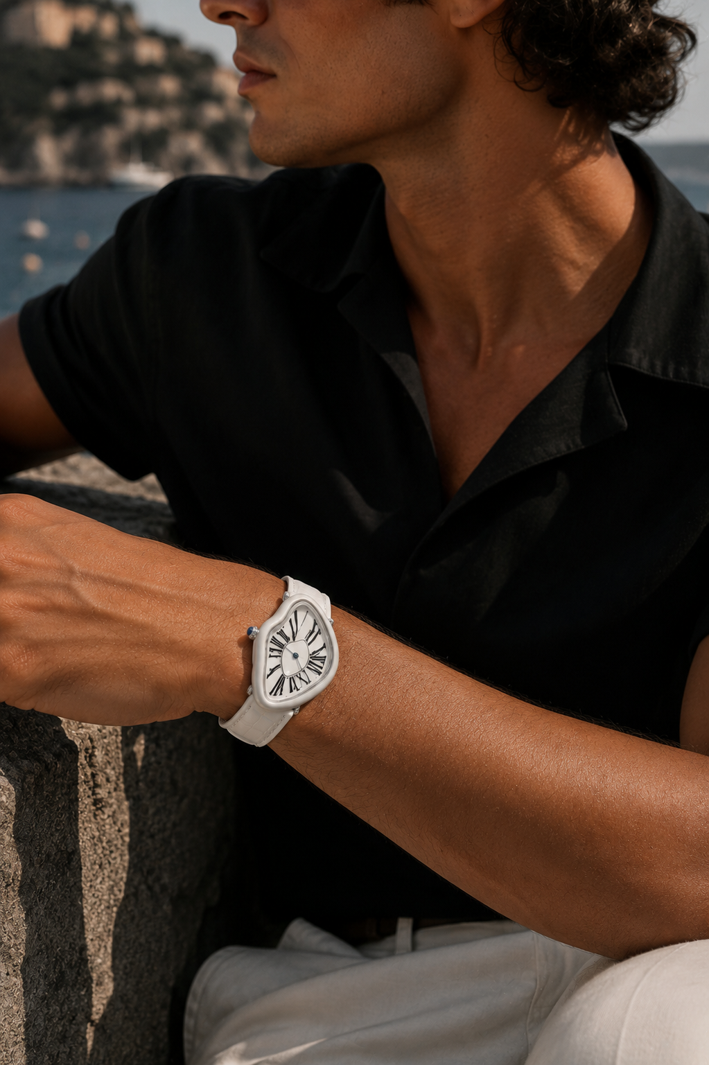 Die Mirage White Watch