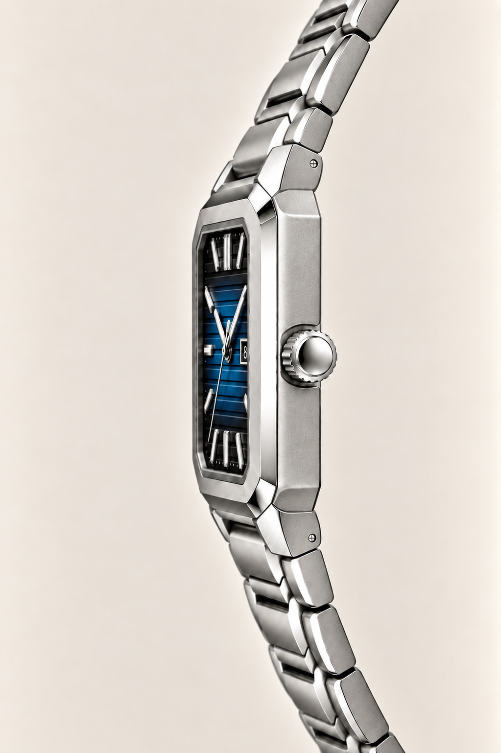 The Riviera Light Blue Rose Gold Bracelet