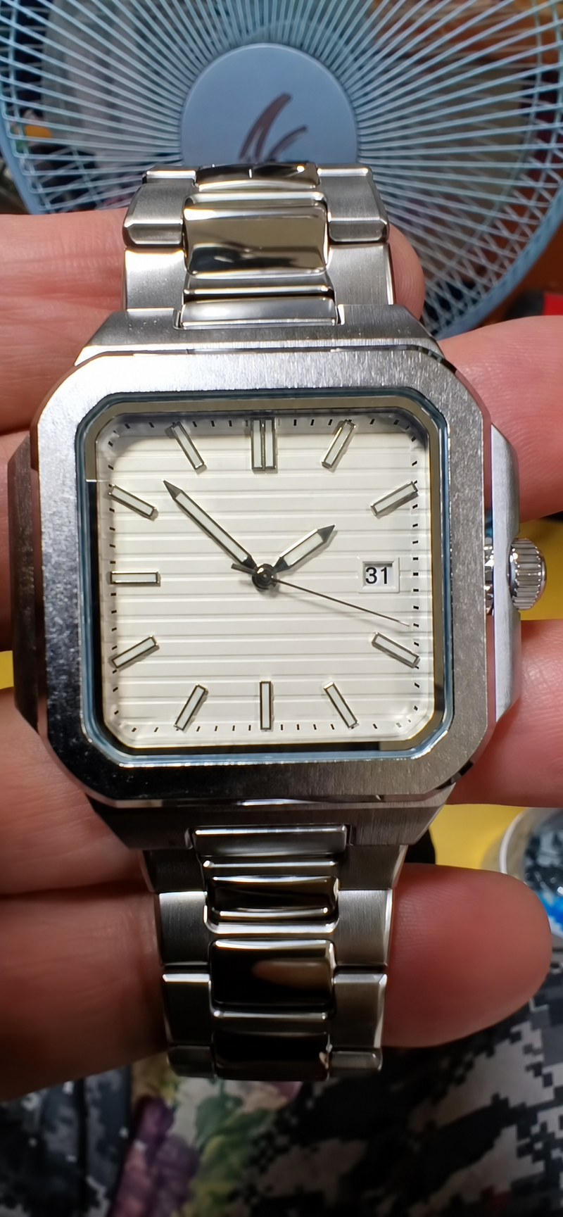 The Old Riviera Silver White Watch